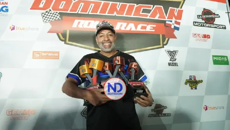 David Valerio acapara honores en el Dominican Roll Race 2026