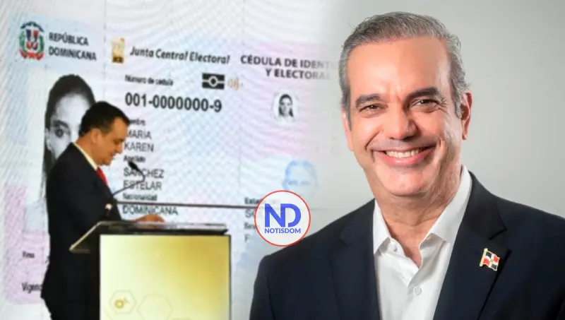 Abinader recibirá la primera cédula electrónica y marca el inicio de la renovación nacional 2 Abinader recibirá la primera cédula electrónica y marca el inicio de la renovación nacional