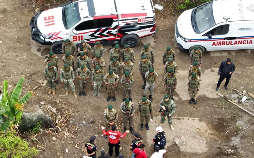 Un amplio dispositivo de rescatistas trabaja en la busqueda Briana y Roldany, ambos de tres años: desaparecidos sin dejar rastro