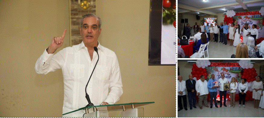 Luis Abinader en la Festival del Tomate Azua 2026 1 Abinader inaugura Festival del Tomate Azua 2026 y participa en juramentación directiva Clúster del Tomate