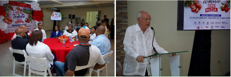 Luis Abinader en la Festival del Tomate Azua 2026 3 Abinader inaugura Festival del Tomate Azua 2026 y participa en juramentación directiva Clúster del Tomate
