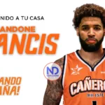 Cañeros del Este adquieren a Brandone Francis vía cambio desde Metros de Santiago
