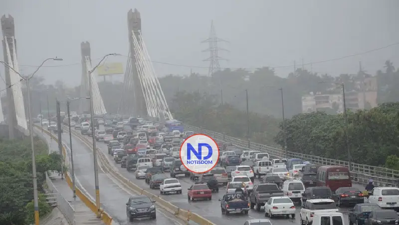 Frente frío sacude a la RD con lluvias y ráfagas de viento