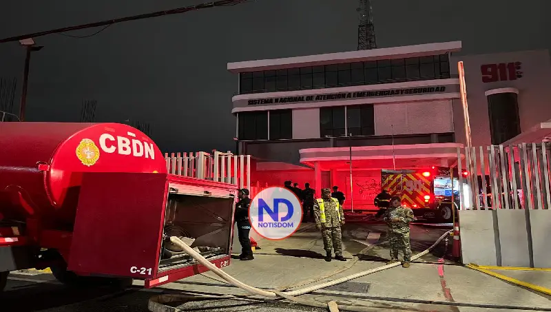 911 activa plan de contingencia tras conato de incendio en su sede que dejó seis personas afectadas