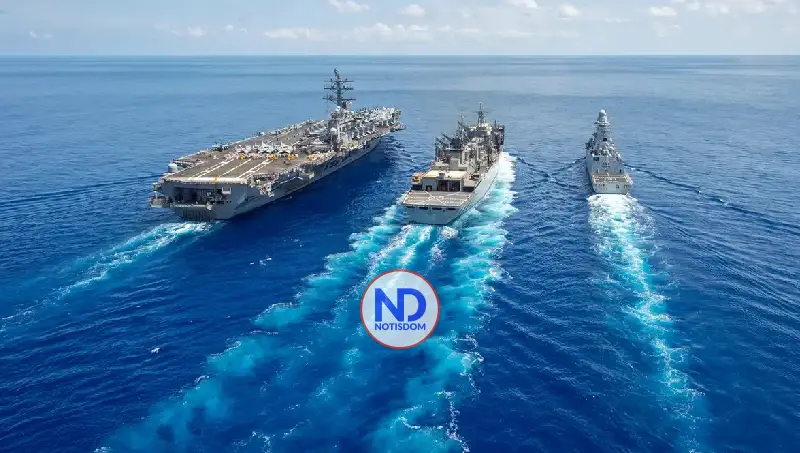 Buques de guerra EEUU e Israel realizan maniobras en mar Rojo