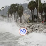 Viento del noreste provocará lluvias pasajeras y oleaje peligroso en las costas
