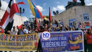 Grupo SD marcha por El Conde; exige que EEUU libere a Maduro