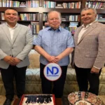 Titular SNS resalta compromiso con salud durante encuentro con empresario Pepín Corripio