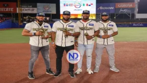 Lake, Brito, Franchy y Cordero en equipo ideal Serie del Caribe