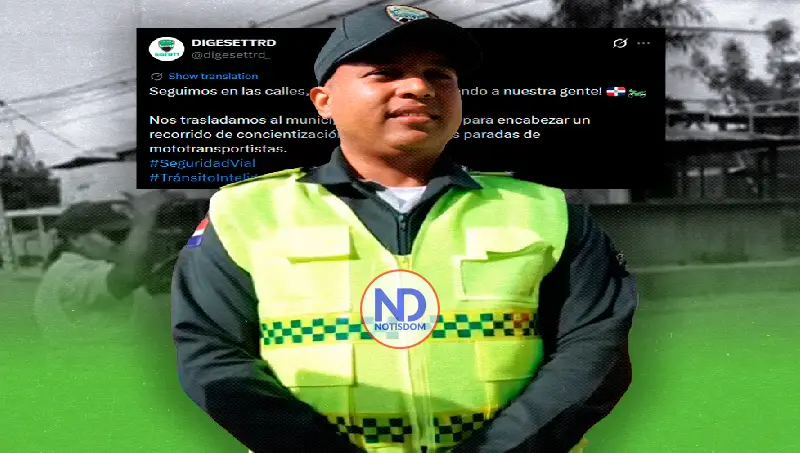 Digesett concientiza a mototransportistas sobre seguridad vial en Hato Mayor