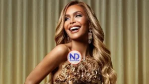 Georgina Duluc debutará hoy en la alfombra magenta de Premio Lo Nuestro vestida por Giannina Azar