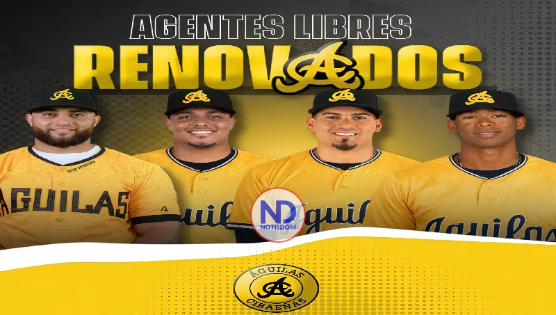 Águilas renueva contrato Reyes, Fernández, Mejía y González