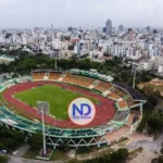 Llega el sintético de las dos pistas del Centro Olímpico Juan Pablo Duarte