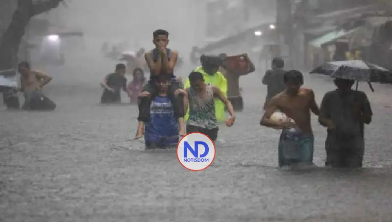 Centenares de desplazados y 3 provincias en alerta por lluvias 2 Centenares de desplazados y 3 provincias en alerta por lluvias