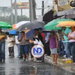 Clima en RD: vaguada provocará aguaceros y alerta marítima este martes