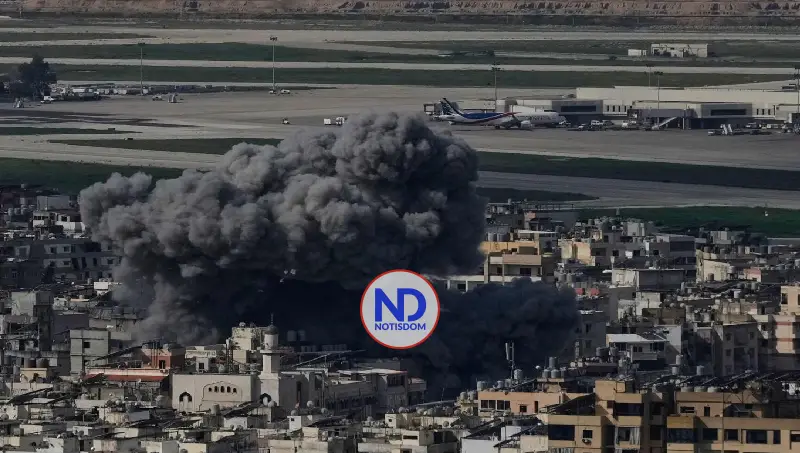 Israel lanza oleada ataques en los suburbios del sur de Beirut