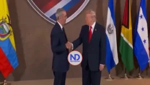 Abinader afirma que trató con Trump crisis haitiana como estrategia contra crimen organizado