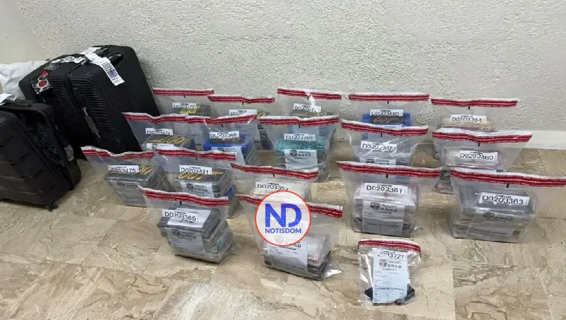 Ocupan 83 paquetes de cocaína en el aeropuerto de Punta Cana