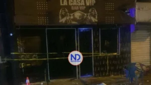Una mujer muerta y 5 heridos a balazos en centro nocturno SDN