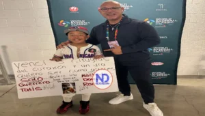 Niño con cinco cirugías de corazón cumple sueño de conocer al equipo dominicano
