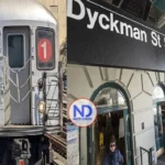 Empujan a un hombre sobre las vías del tren 1 en el Alto Manhattan; presuntamente es dominicano