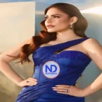 Jenny Blanco desfila por la alfombra roja con un diseño que apuesta por la eleganciaenny Blanco