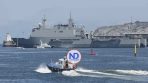 EU despliega buque con 3,500 marinos en guerra contra Irán