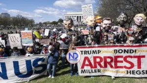 Inician protestas masivas contra D. Trump en los Estados Unidos
