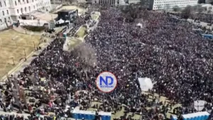 Millones protestan en los EEUU contra Trump y guerra de Irán