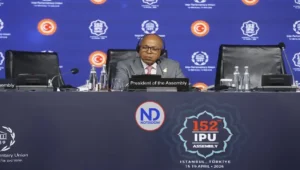 Alfredo Pacheco preside 152.ª Asamblea de la Unión Interparlamentaria en Estambul, Turquía