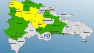 COE amplía provincias en alerta ante pronóstico intensas lluvias