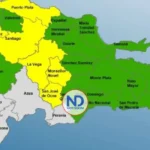 COE mantiene 6 provincias en alerta amarilla y 17 en verde