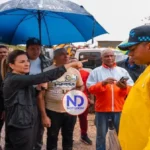 Alcaldesa Mejía dirige acciones para mitigar daños en zonas SD