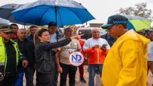 Alcaldesa Mejía dirige acciones para mitigar daños en zonas SD