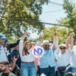 Carolina Mejía recibe apoyo de Héctor Acosta y dirigentes del PRM en Monseñor Nouel