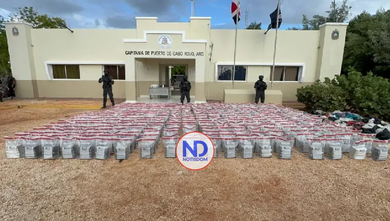 RD, con apoyo EU, incauta 1,6 toneladas cocaína Pedernales