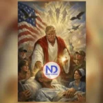 Trump se muestra como Jesucristo en una imagen viral