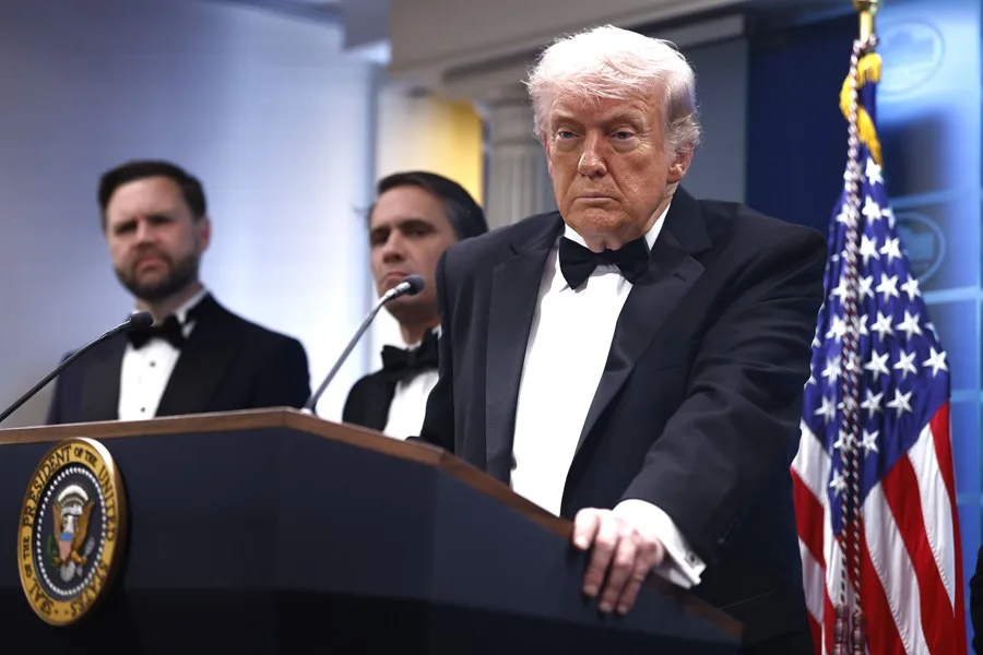 Donald Trump 184 Evacúan a Trump de cena de corresponsales tras disparos