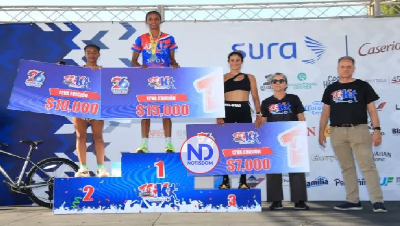 Alejandro y Soranyi Rodríguez ganan la carrera Carrefour 10K