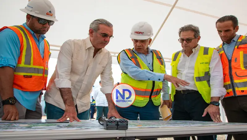 Abinader supervisa construcción avenida República de Colombia; obra de RD$12 mil millones financiada con fondos Aerodom