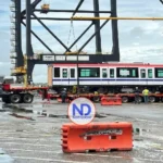 Entregan primeros trenes para ampliación línea 2 Metro SD