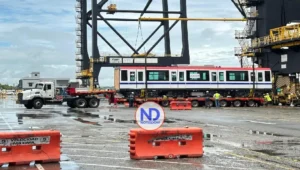 Entregan primeros trenes para ampliación línea 2 Metro SD