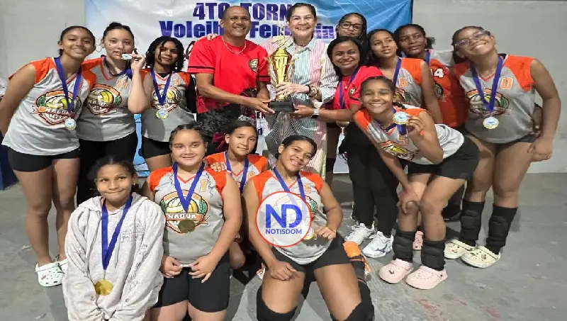 Las Terrenas y Nagua ganan el torneo de voleibol Las Ballenas