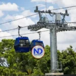 Reanudan servicio en líneas 1 y 2 del Teleférico de Santo Domingo tras suspensión por lluvias