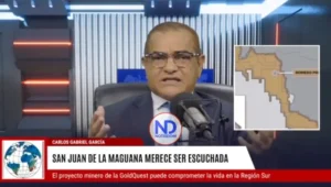 Carlos Gabriel se suma al rechazo contra mina Romero y advierte sobre “ecocidio” en San Juan