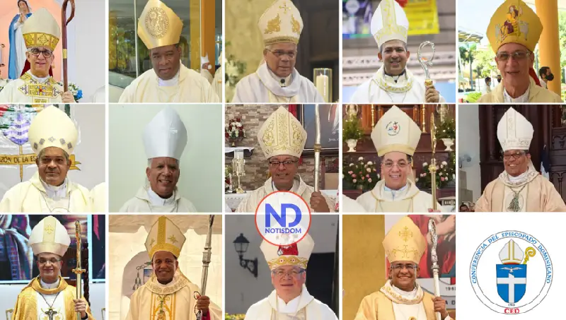 Obispos dominicanos respaldan al Papa y llaman a la paz mundial