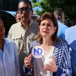 Vicepresidenta dice acelerará ejecución de obras tras visitar zonas afectadas por lluvias en Neiba