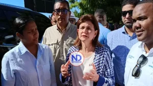 Vicepresidenta dice acelerará ejecución de obras tras visitar zonas afectadas por lluvias en Neiba