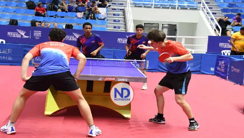 Vila y Cabrera obtienen oro en Juvenil del Caribe Tenis de Mesa