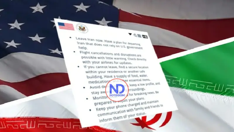 Estados Unidos pide a sus ciudadanos que salgan de Irán